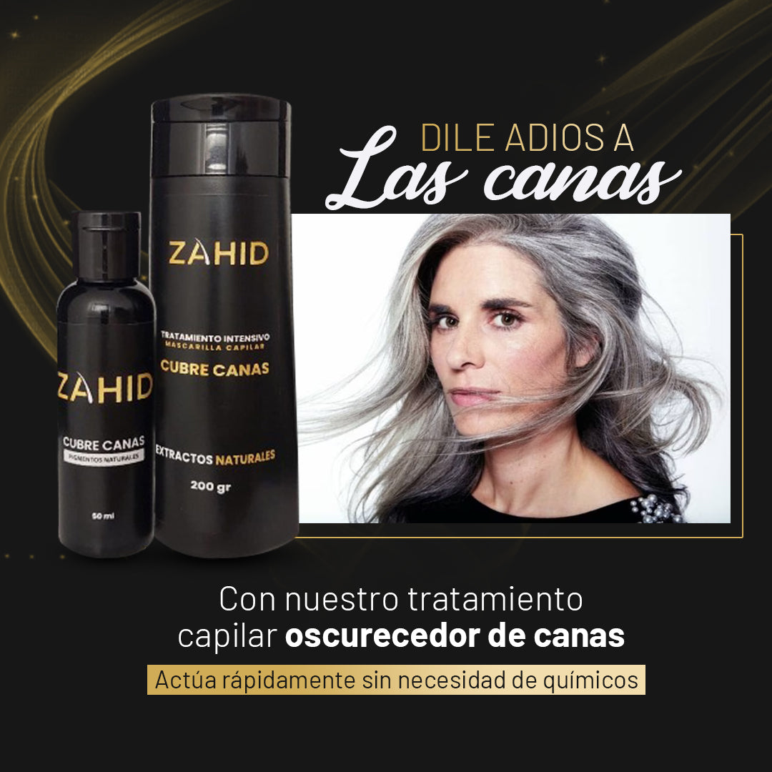 👵CUBRE CANAS ZAHID CAPILAR - ¡DILE ADIÓS A LAS CANAS EN MINUTOS!👵