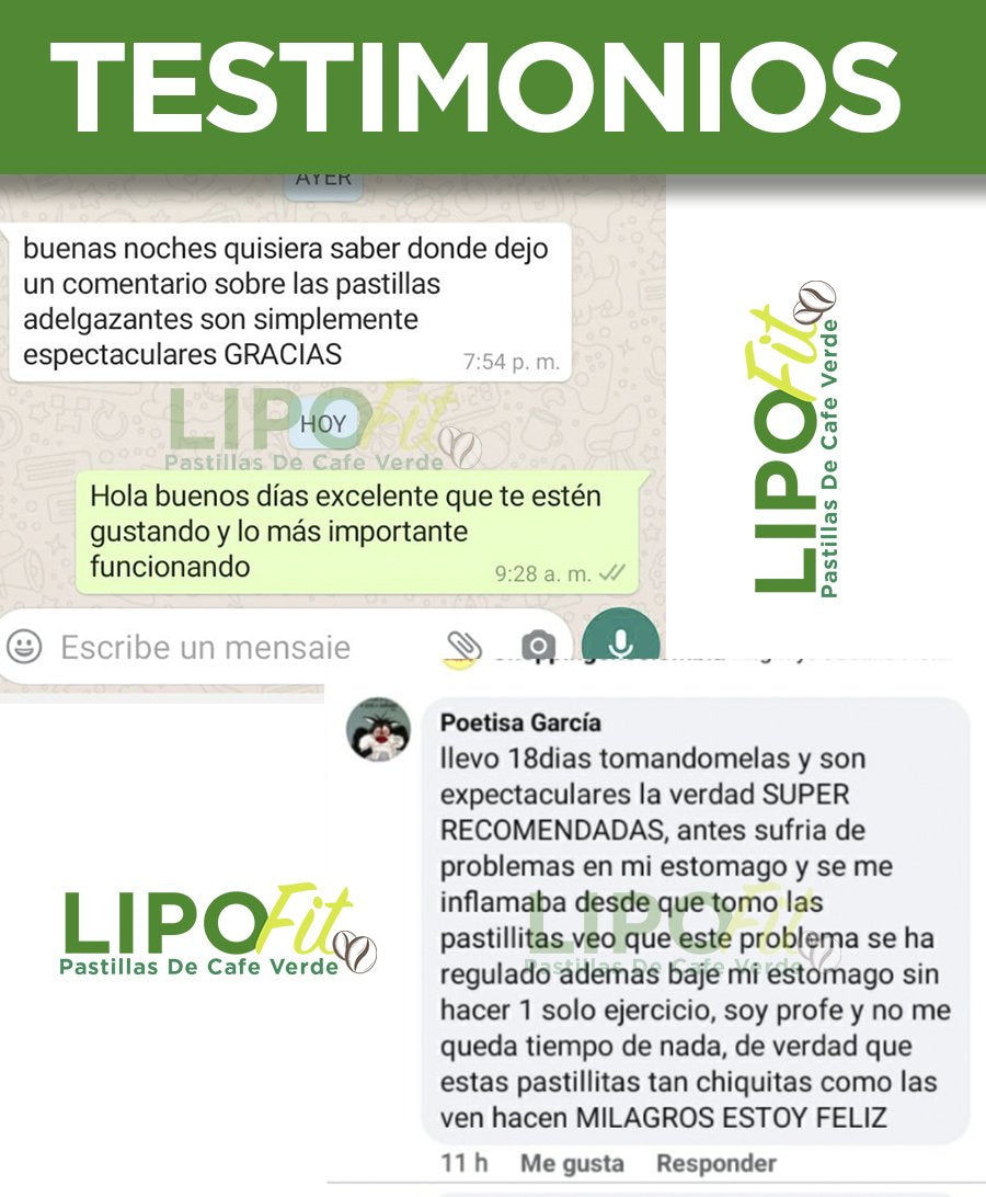 PASTILLAS LIPOFIT® CAFE VERDE QUEMADORAS