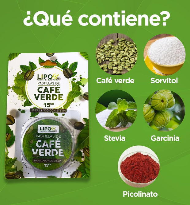 PASTILLAS LIPOFIT® CAFE VERDE QUEMADORAS