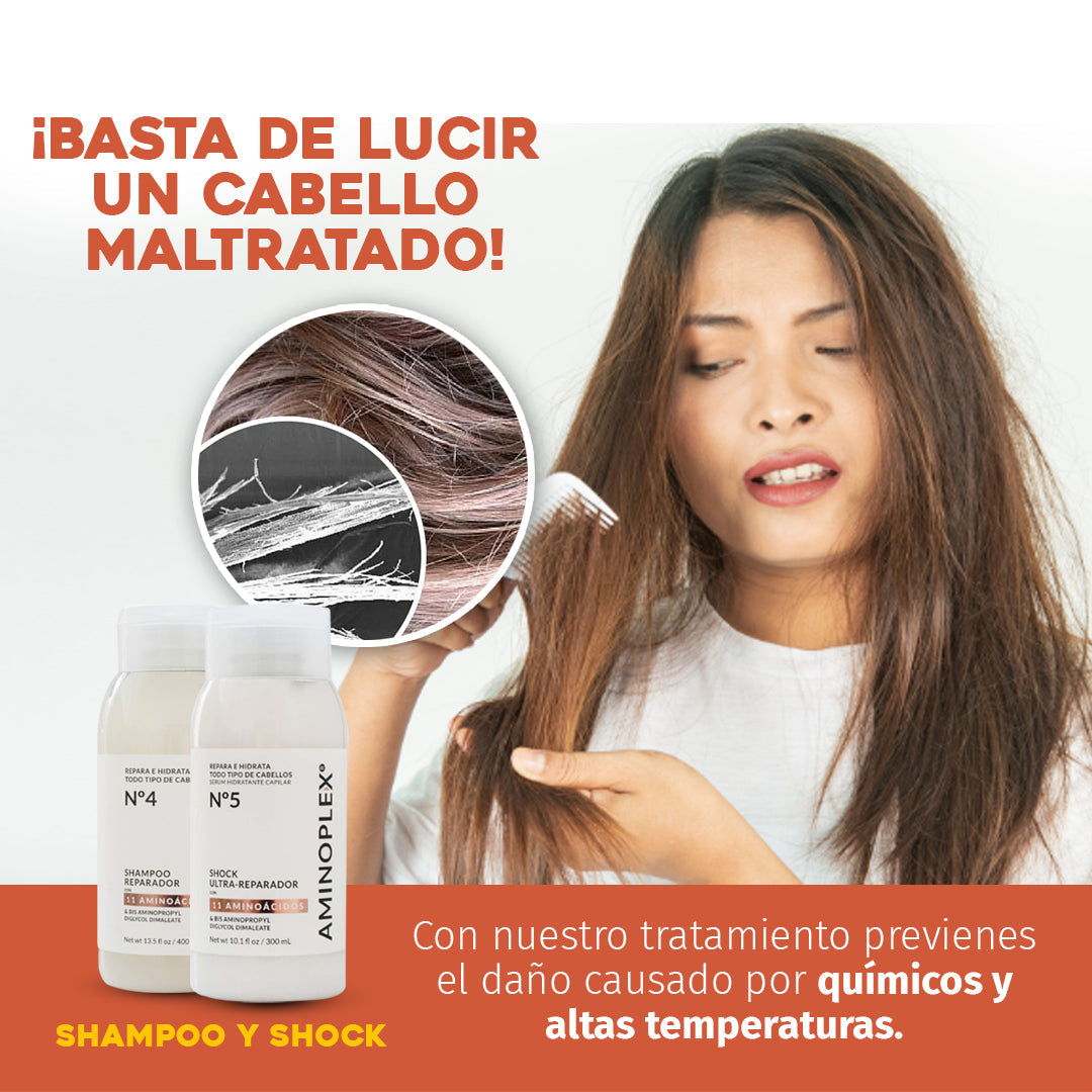 😍SHAMPOO + SHOCK / PASA DE CABELLO ORDINARIO A EXTRAORDINARIO😍