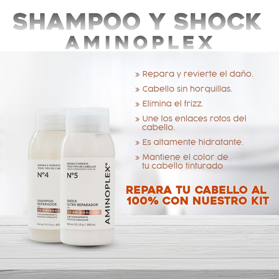 😍SHAMPOO + SHOCK / PASA DE CABELLO ORDINARIO A EXTRAORDINARIO😍