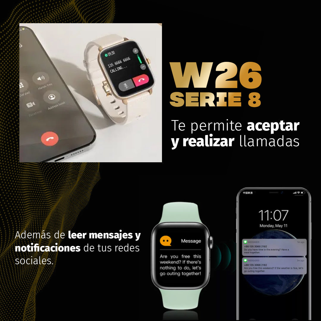 RELOJ INTELIGENTE W26