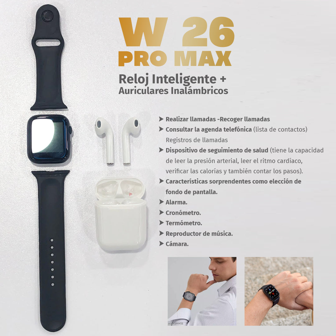 RELOJ INTELIGENTE W26