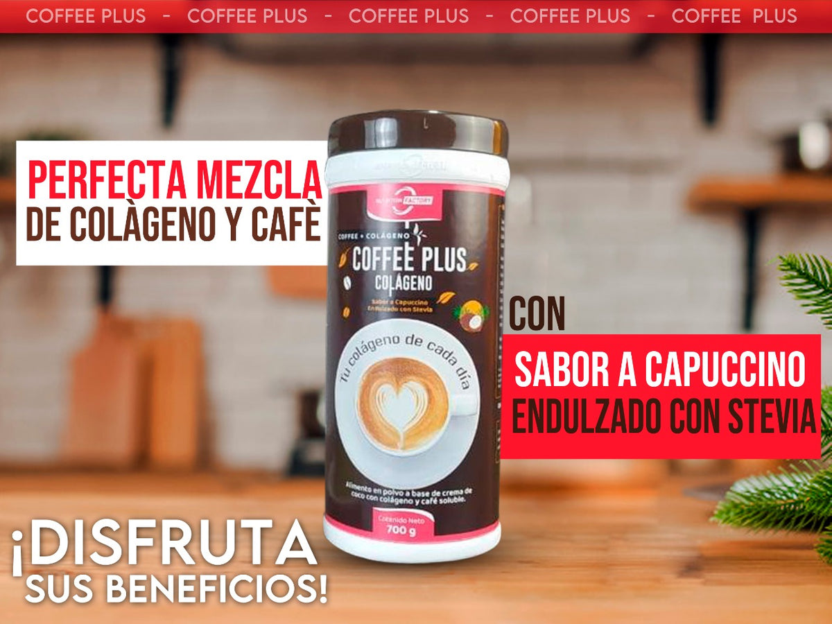 Mezcla perfecta de café y colágeno COFFEE PLUS