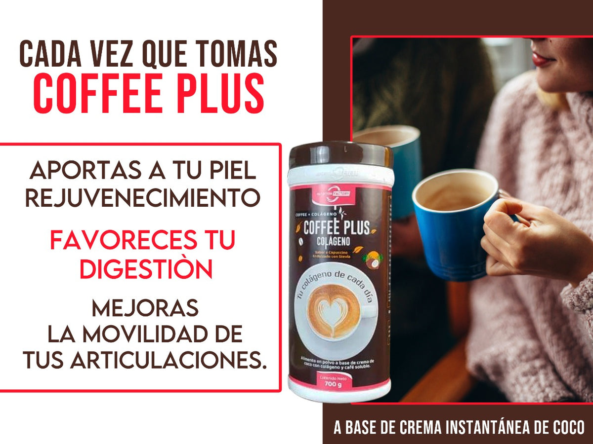 Mezcla perfecta de café y colágeno COFFEE PLUS