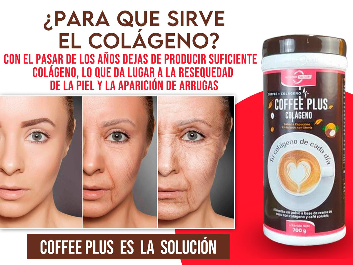 Mezcla perfecta de café y colágeno COFFEE PLUS