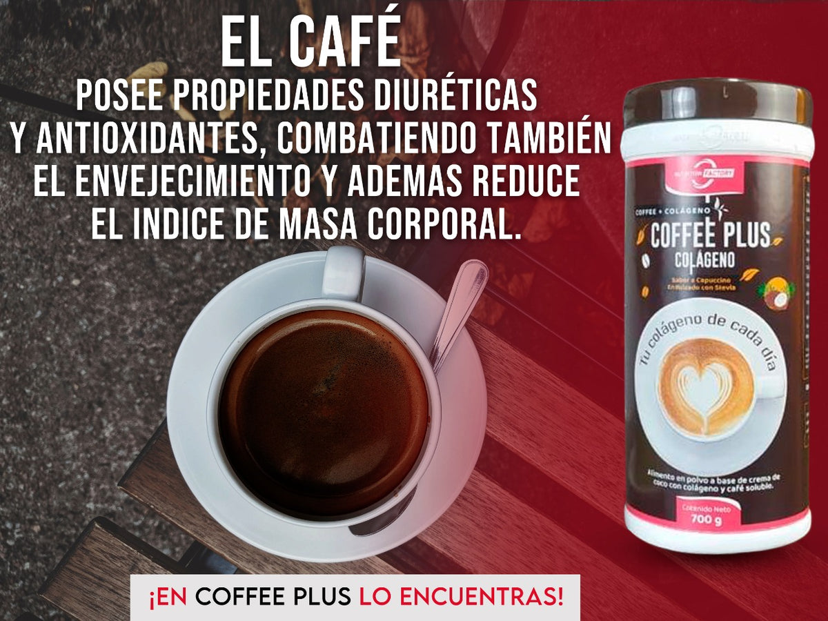 Mezcla perfecta de café y colágeno COFFEE PLUS