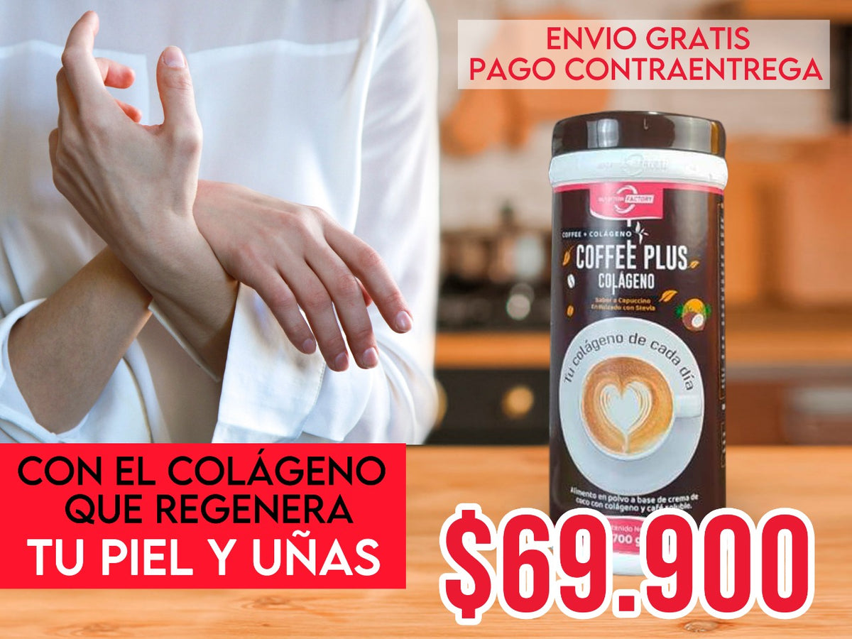 Mezcla perfecta de café y colágeno COFFEE PLUS