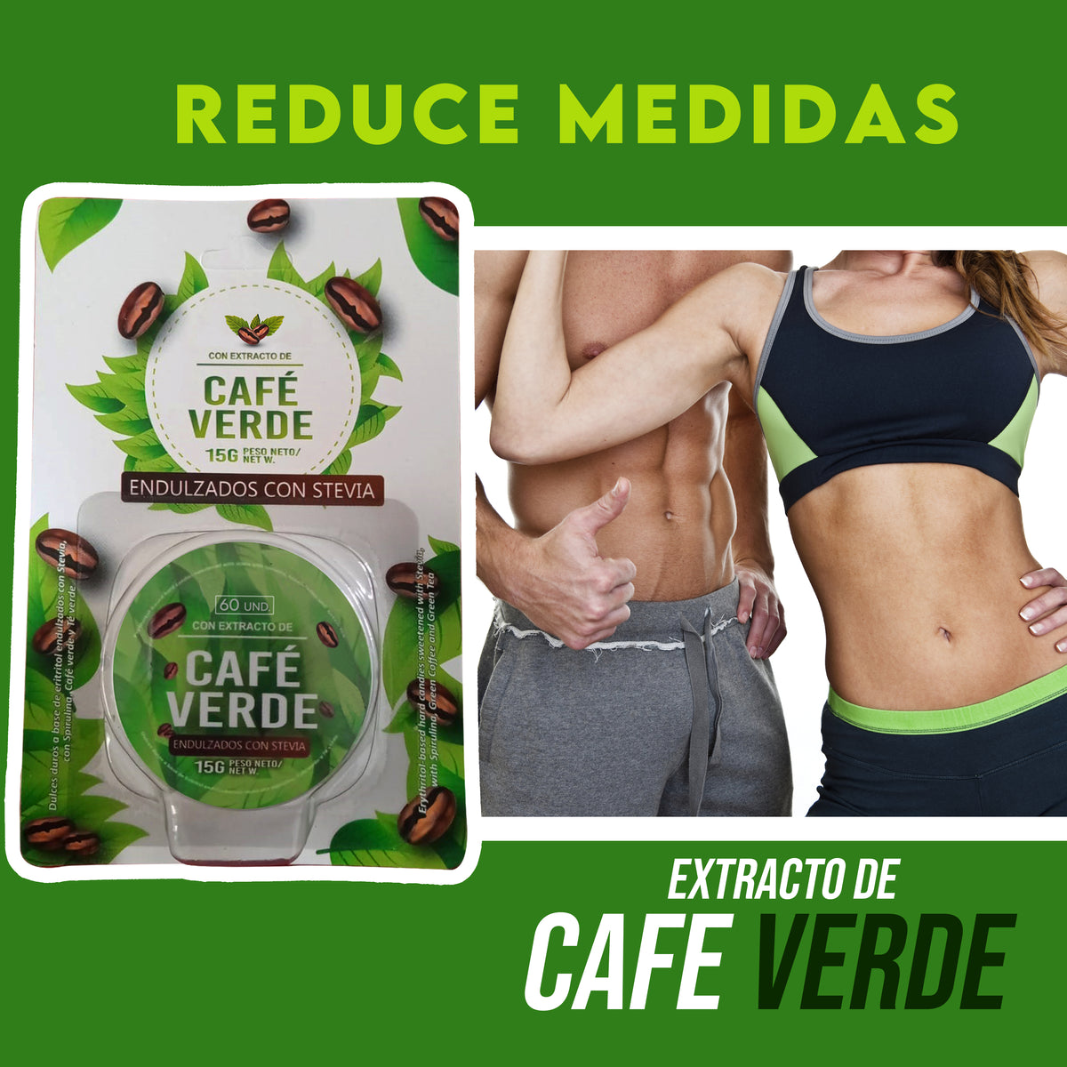 CAFE VERDE MASTICABLE NATURALES 🌟🌟🌟🌟🌟