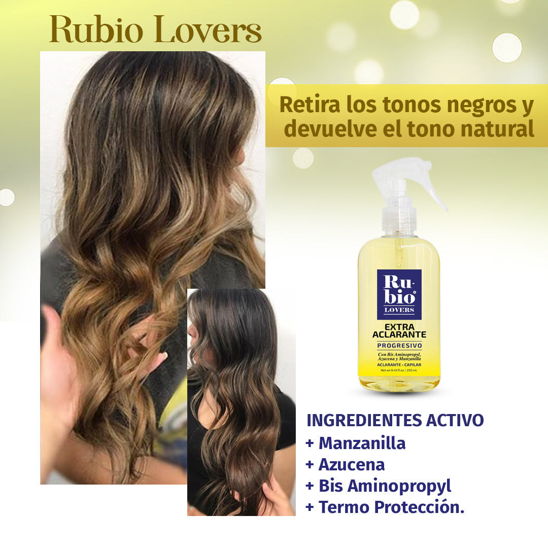 👱‍♀️RUBIO LOVERS / ACLARA EL CABELLO SIN QUIMICOS👱‍♀️