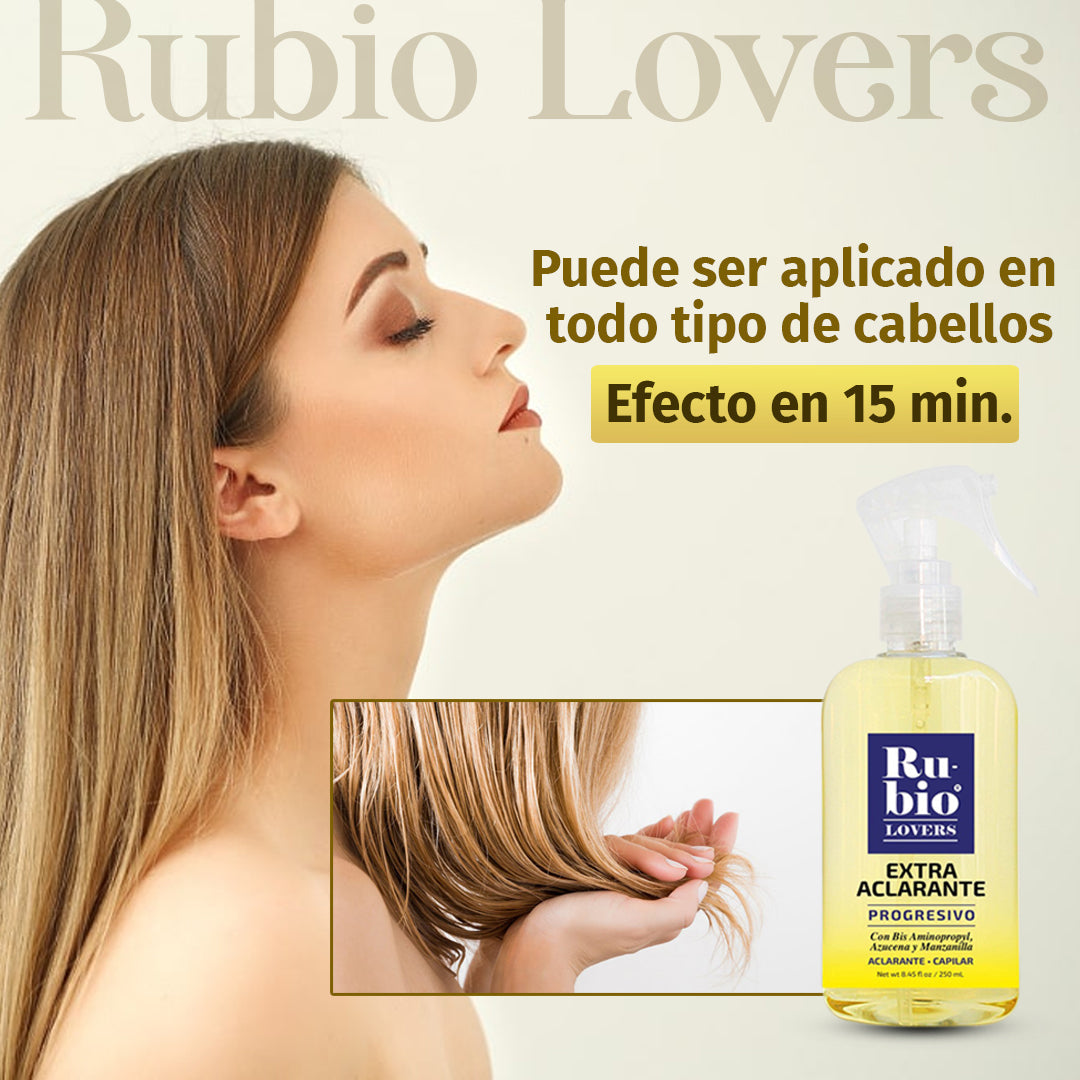 👱‍♀️RUBIO LOVERS / ACLARA EL CABELLO SIN QUIMICOS👱‍♀️