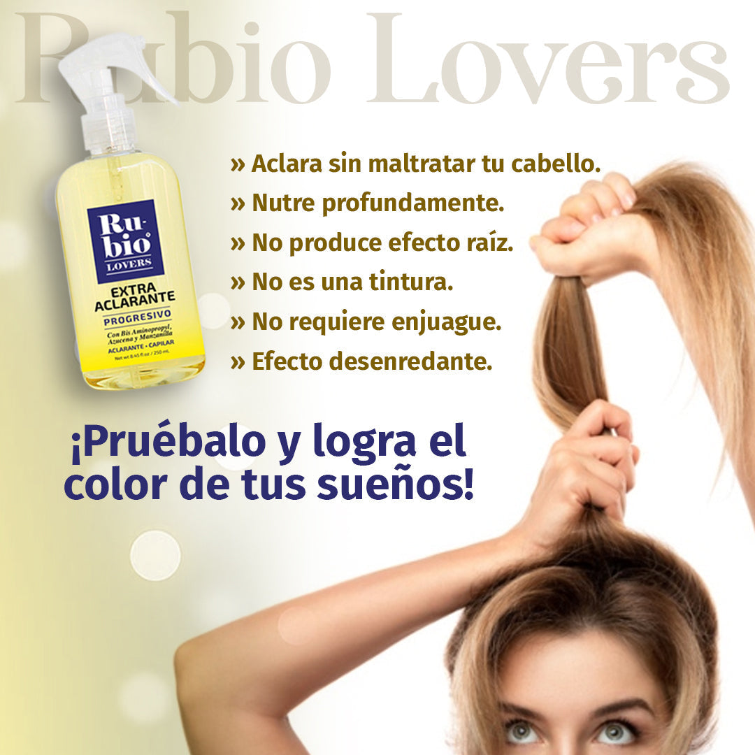 👱‍♀️RUBIO LOVERS / ACLARA EL CABELLO SIN QUIMICOS👱‍♀️