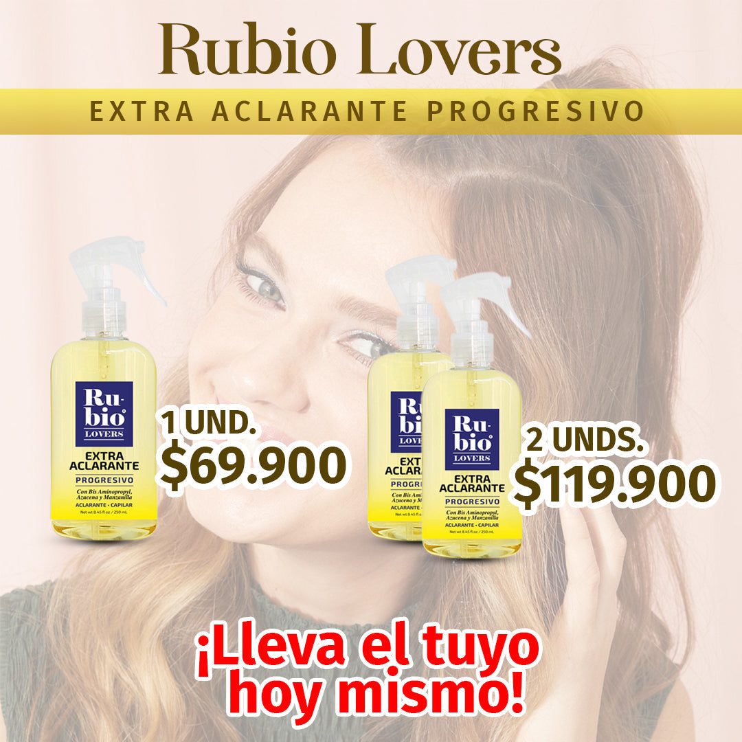 👱‍♀️RUBIO LOVERS / ACLARA EL CABELLO SIN QUIMICOS👱‍♀️