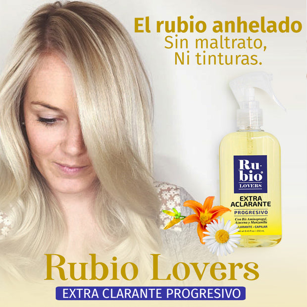 👱‍♀️RUBIO LOVERS / ACLARA EL CABELLO SIN QUIMICOS👱‍♀️