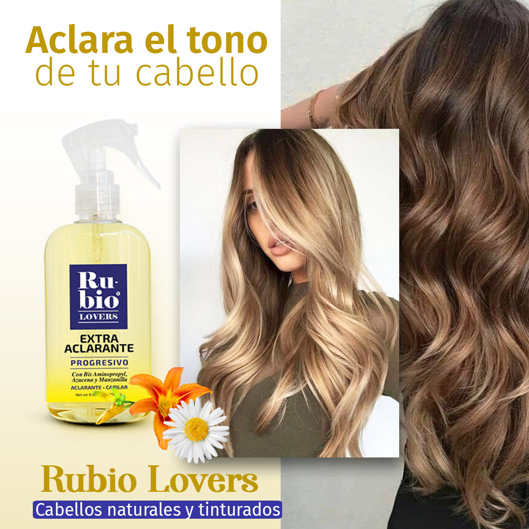 👱‍♀️RUBIO LOVERS / ACLARA EL CABELLO SIN QUIMICOS👱‍♀️