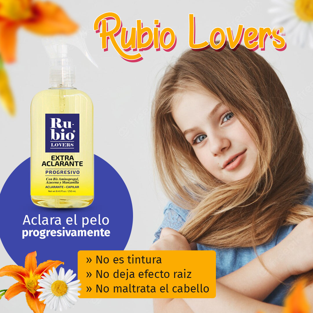 👱‍♀️RUBIO LOVERS / ACLARA EL CABELLO SIN QUIMICOS👱‍♀️