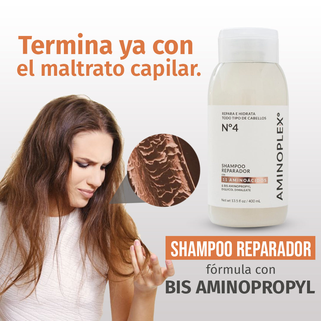 😍SHAMPOO AMINOPLEX / REPARA CUALQUIER CABELLO MALTRATADO😍