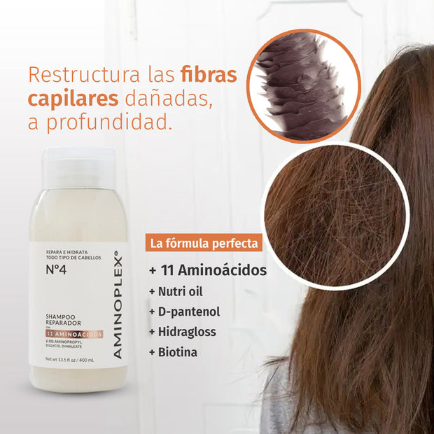 😍SHAMPOO AMINOPLEX / REPARA CUALQUIER CABELLO MALTRATADO😍