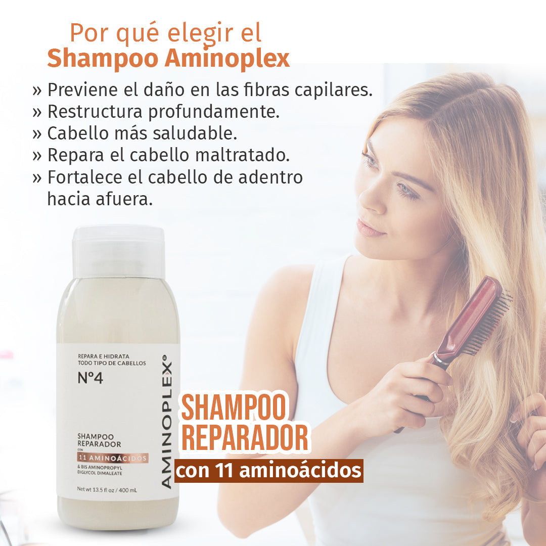 😍SHAMPOO AMINOPLEX / REPARA CUALQUIER CABELLO MALTRATADO😍