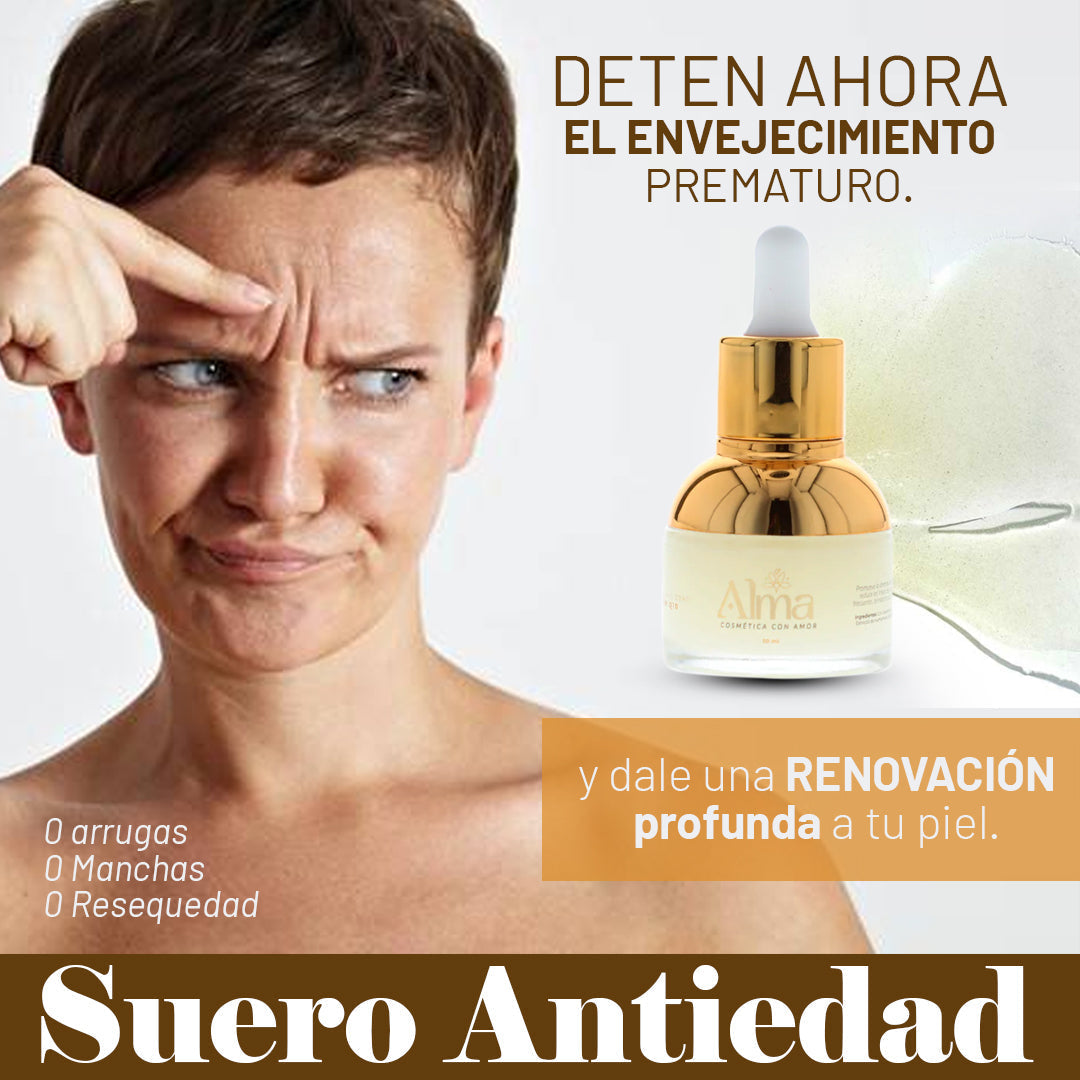 DESAFÍA EL PASO DEL TIEMPO CON NUESTRO SÉRUM ANTI EDAD DE COENZIMA Q10