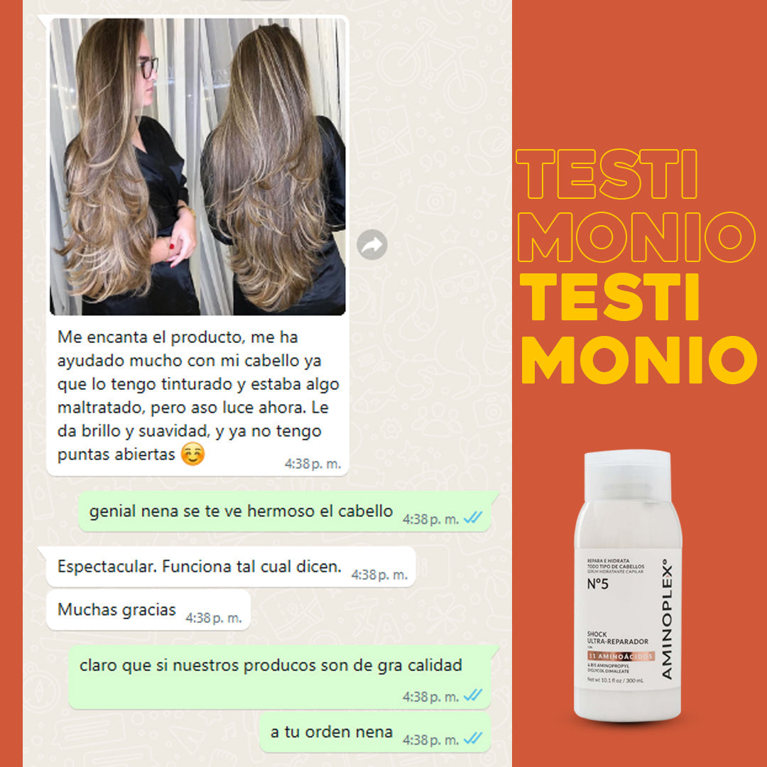 😍SHAMPOO + SHOCK / PASA DE CABELLO ORDINARIO A EXTRAORDINARIO😍